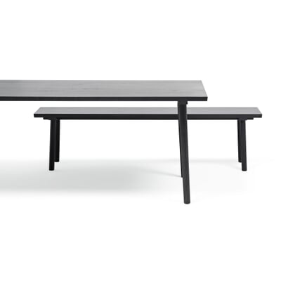 Tisch Facile, RAL 9005 Tiefschwarz
