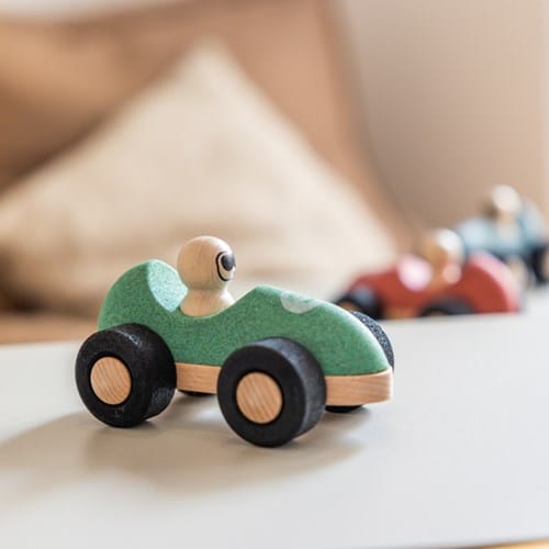 Voiture en liège Vert