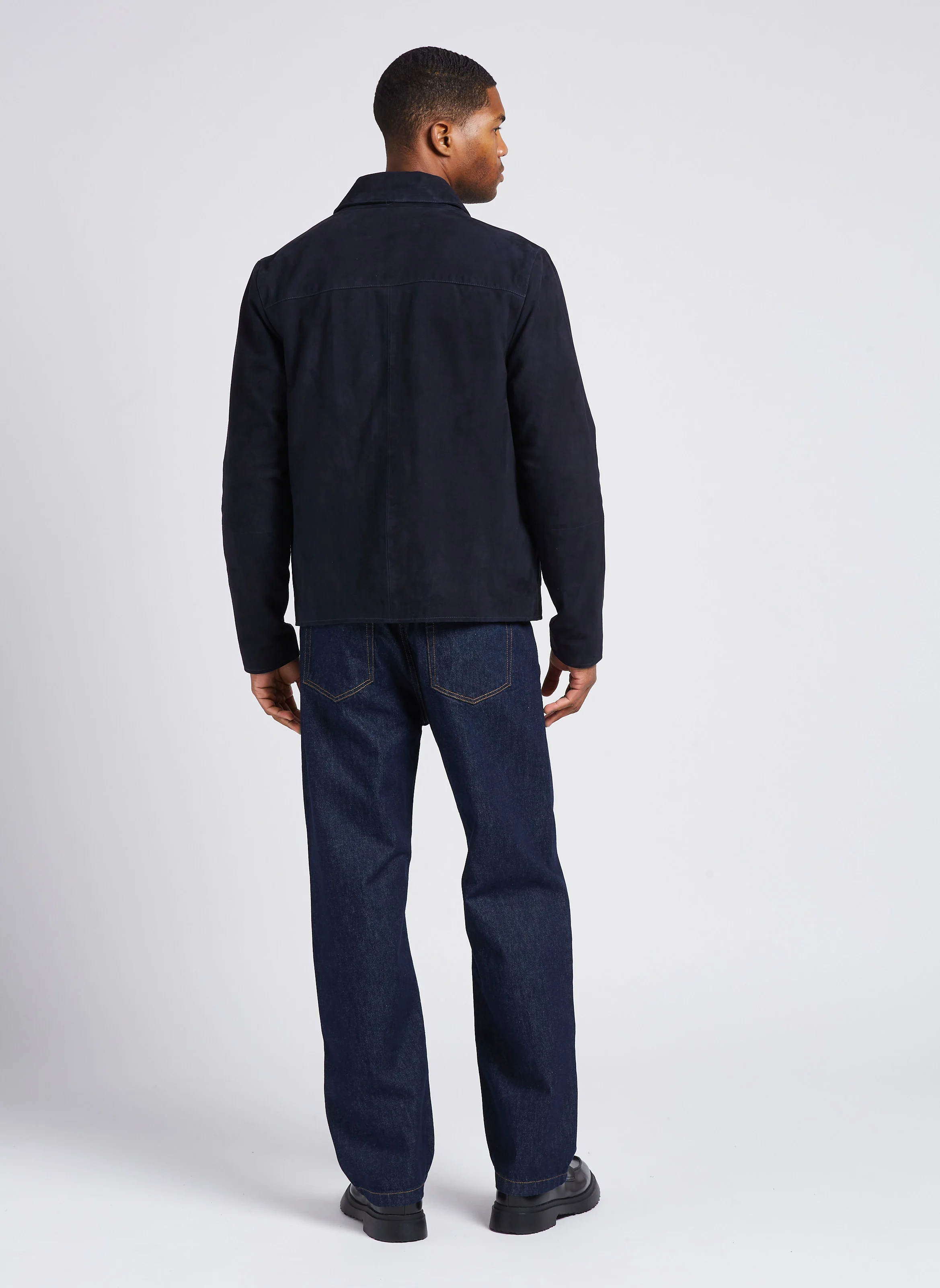 CALPH - Jean droit en coton stretch | Bleu