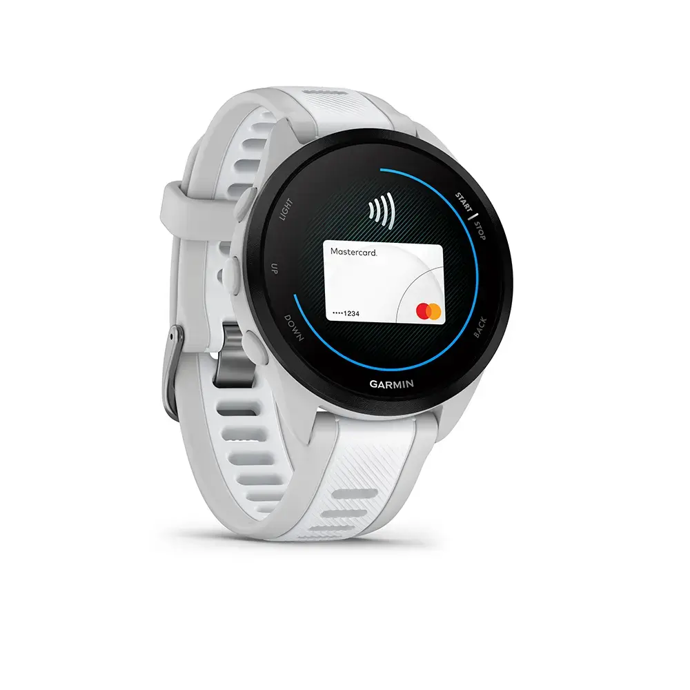 Garmin Forerunner 165 GPS Sporthorloge Lichtgrijs/Wit