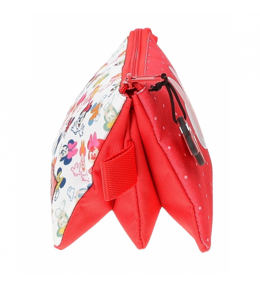 Estojo para lápis Joumma Bags Minnie Diva vermelho - 22x12x5cm -