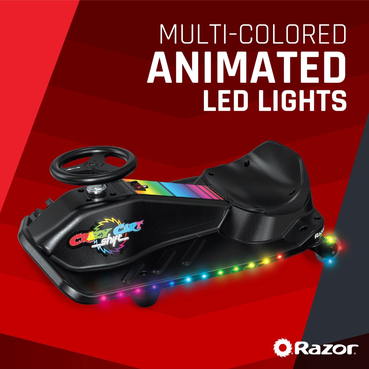 Razor - Crazy Cart Shift Gokart - Lightshow