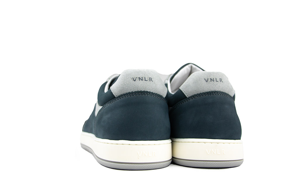 Van Lier Sneaker Miami Grijs Blauw Nubuck