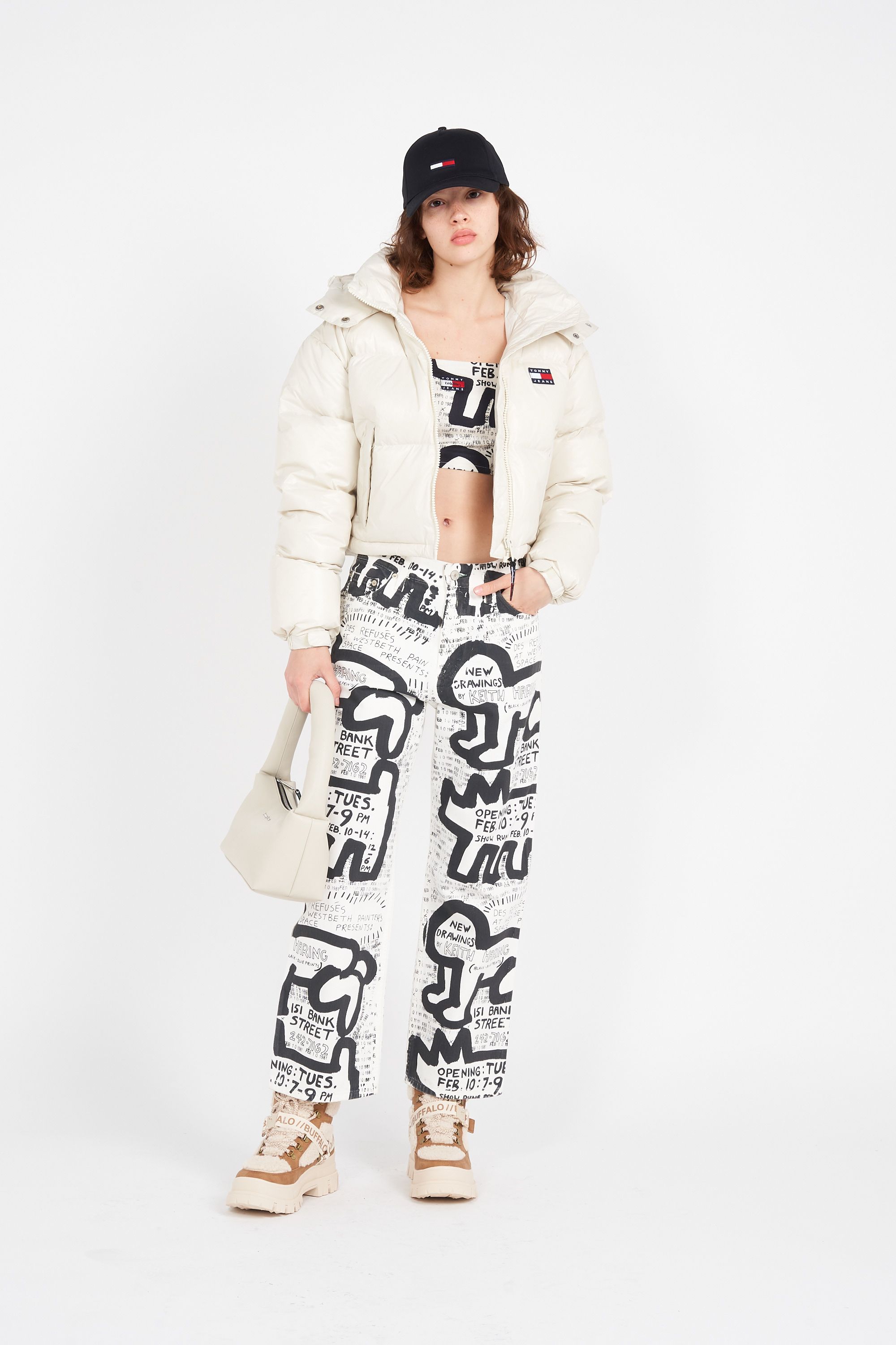 TOMMY JEANS Doudoune TJW CRP ALASKA PUFFE Beige