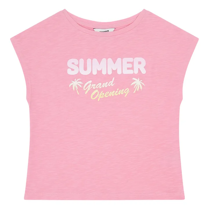 Hundred Pieces T-shirt Manches Courtes Coton Bio | Rose