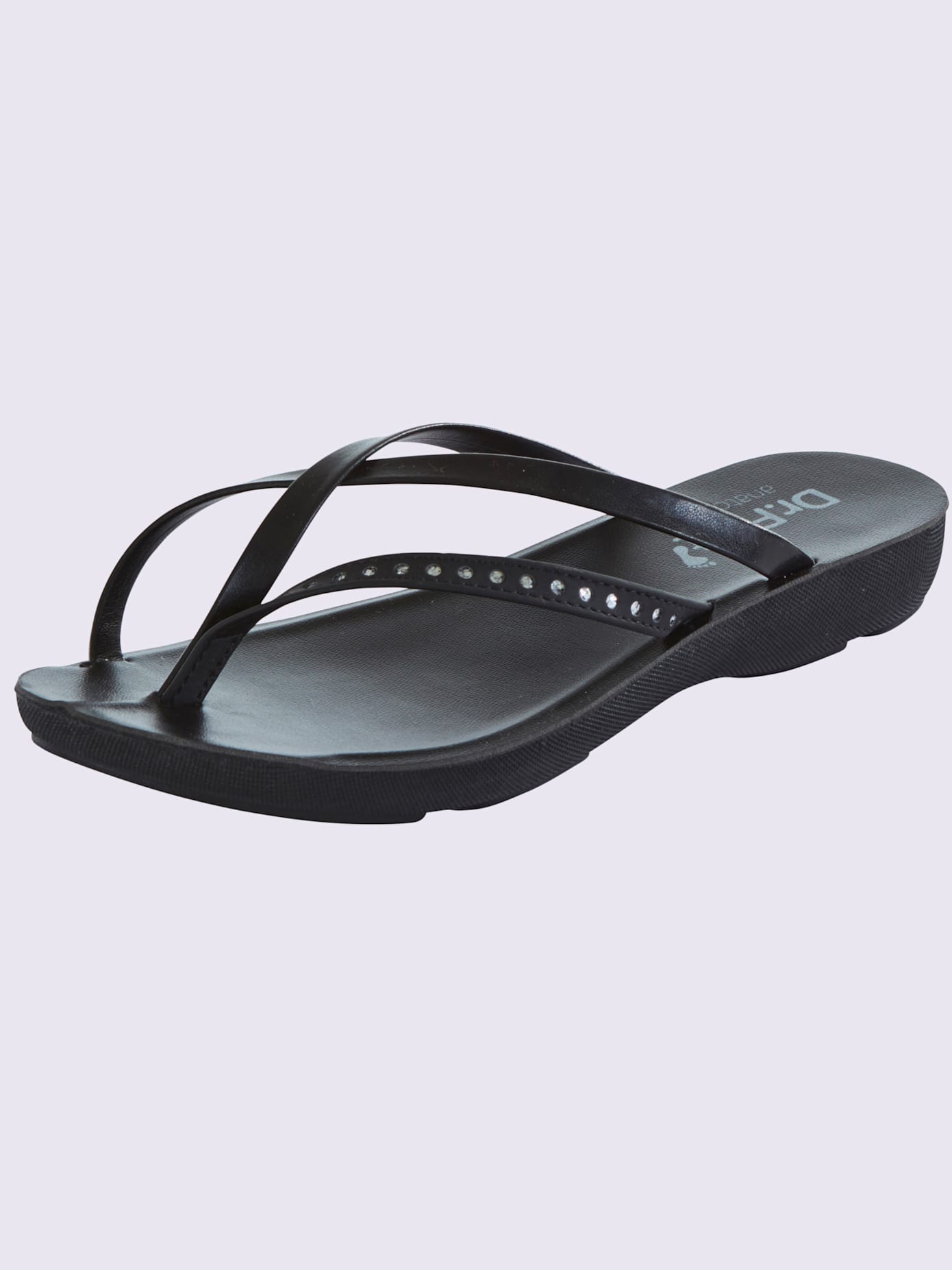 Mules de bain jolies petites pierres en verre