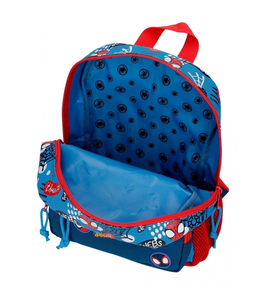 Mochila Joumma Bags Spidey Go Webs Go para pré-escola, 28 cm, azul