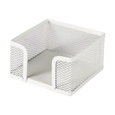 Clementina Frog - Porte-mémo métal/mesh - blanc