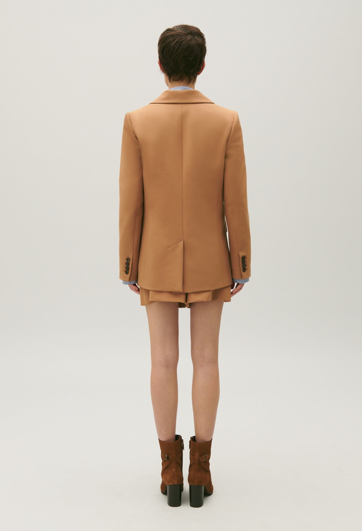 Veste tailleur camel