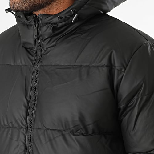 Doudoune Capuche Longue Noir