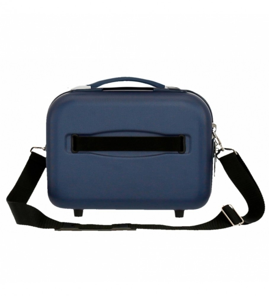 Nécessaire Movom Riga ABS, adaptável, azul marinho - 29x21x15cm -
