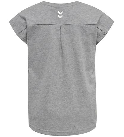 Hummel T-shirt - hmlPrima Bee - Gråmeleret