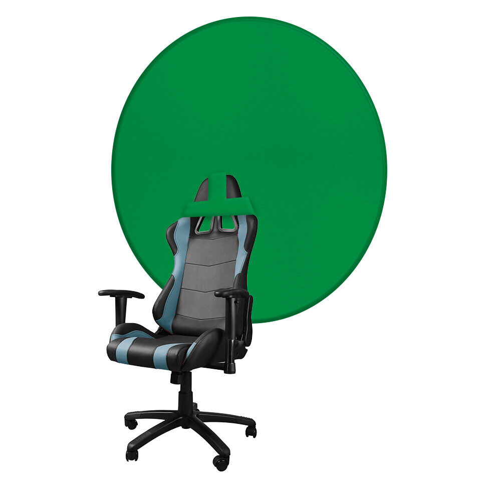 Fond vert rond spécial incrustation pour siège
