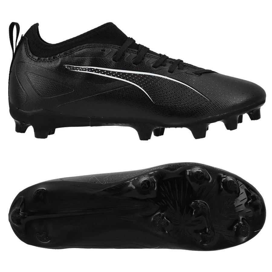 PUMA Ultra 5 Match FG/AG Eclipse - Noir/Blanc Enfant
