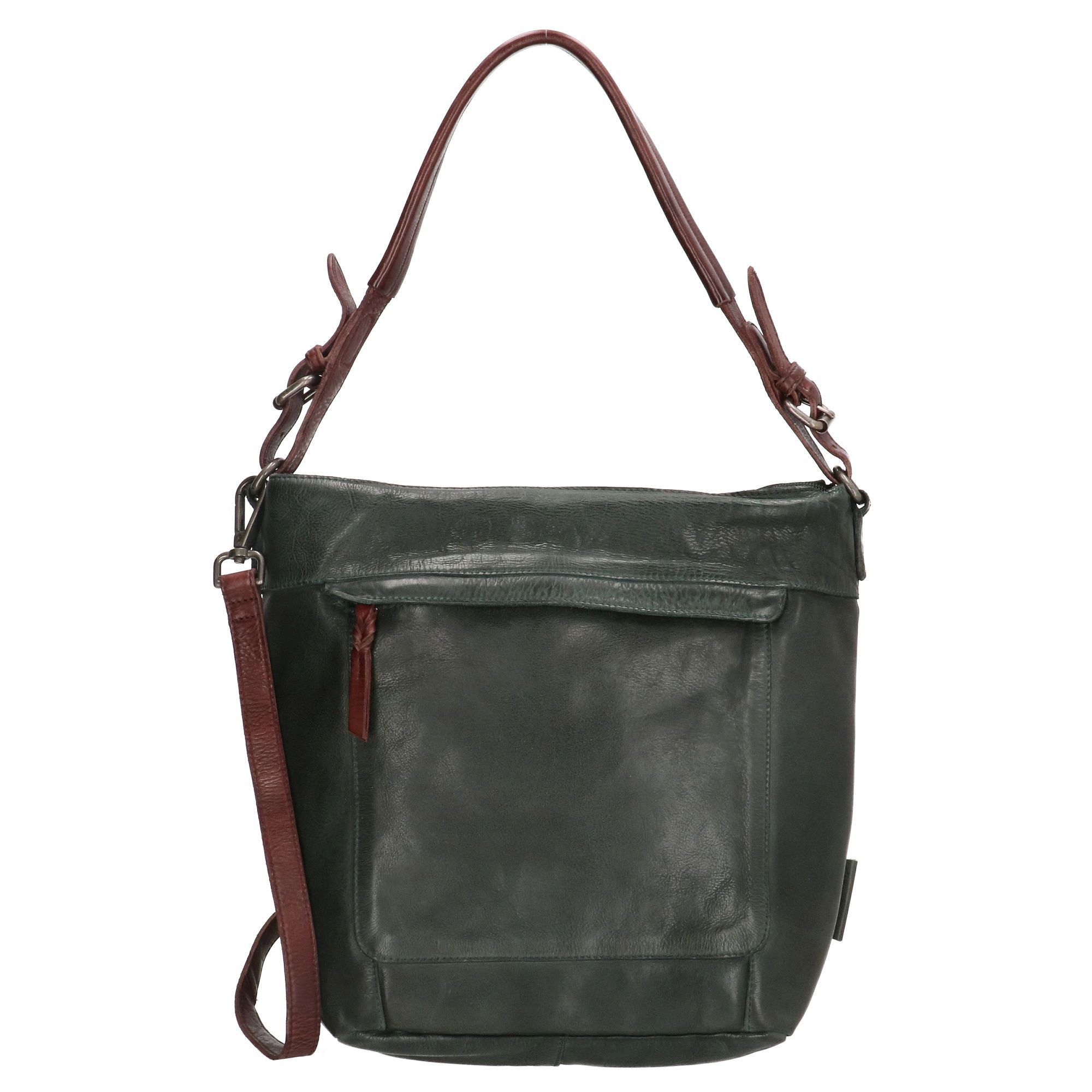 Micmacbags Highland Park Hand/ Schoudertas Smaragd Groen