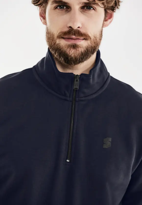 Troyer Sweatshirt - eclipse blue