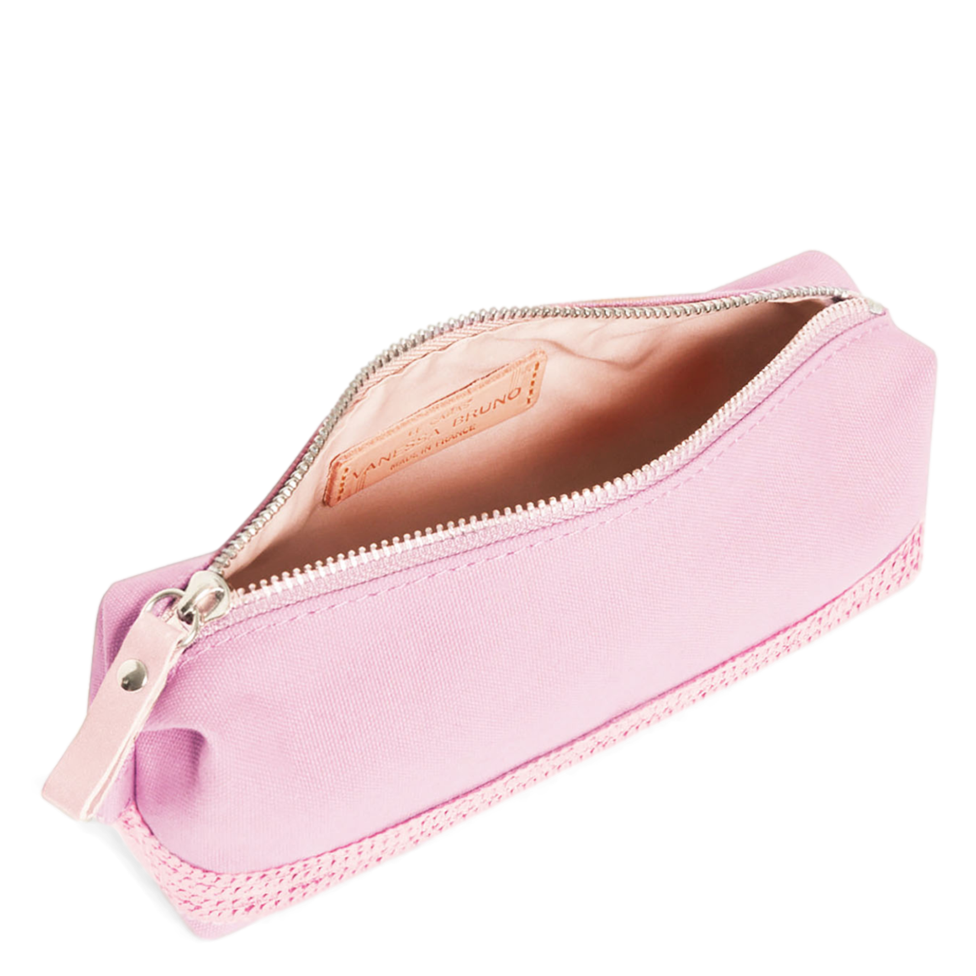 Trousse avec bande sequins | Rose