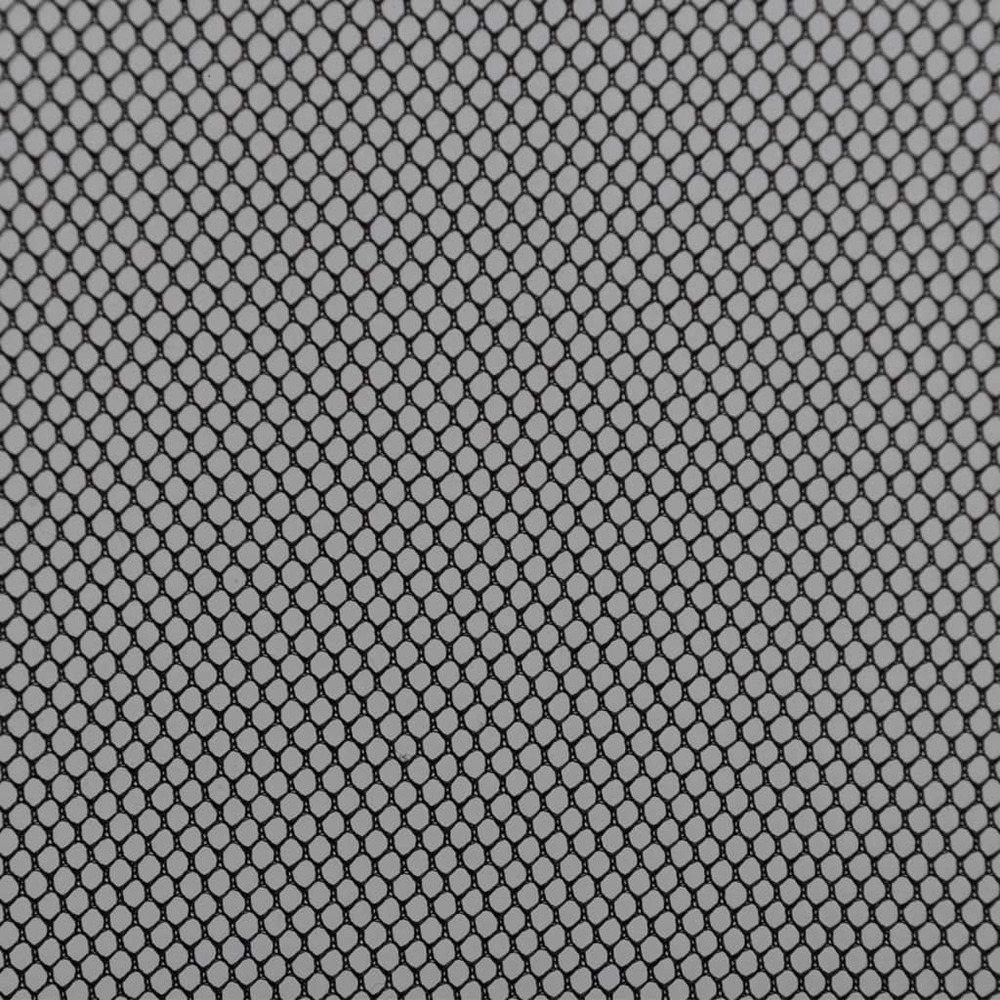 Moustiquaire rideau à 4 bandes 220 x 100 cm noir polyester