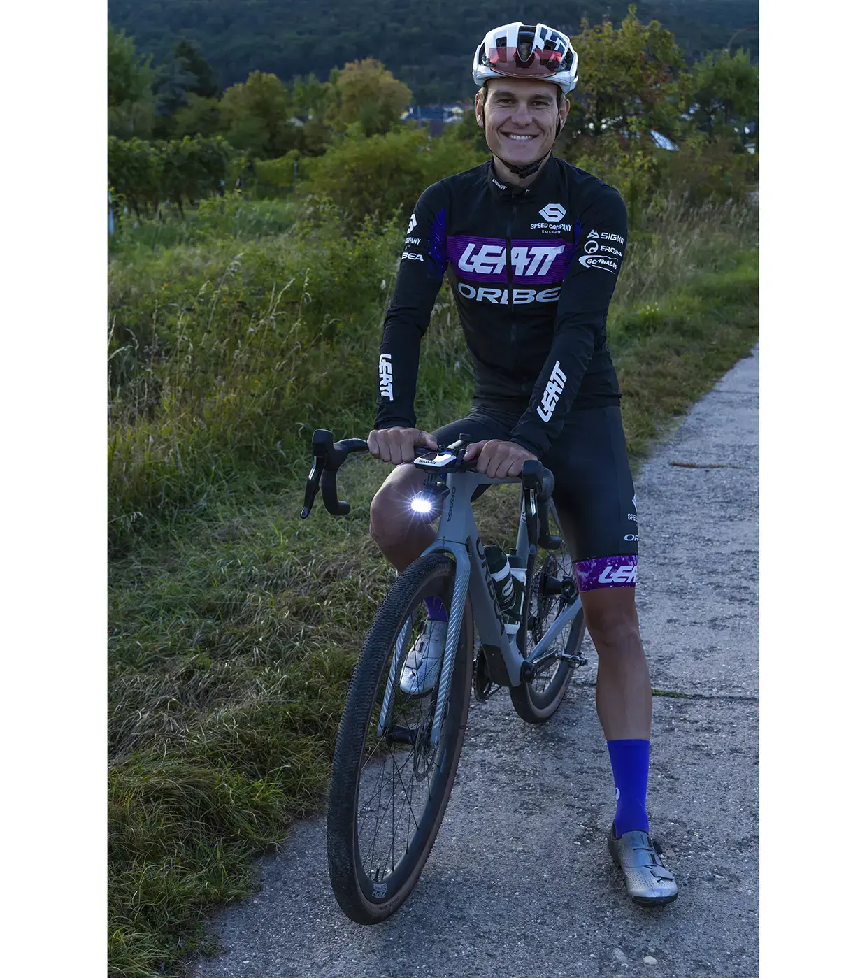 Sigma Sport ROX 12.1 EVO GPS Fietscomputer Bundel Wit