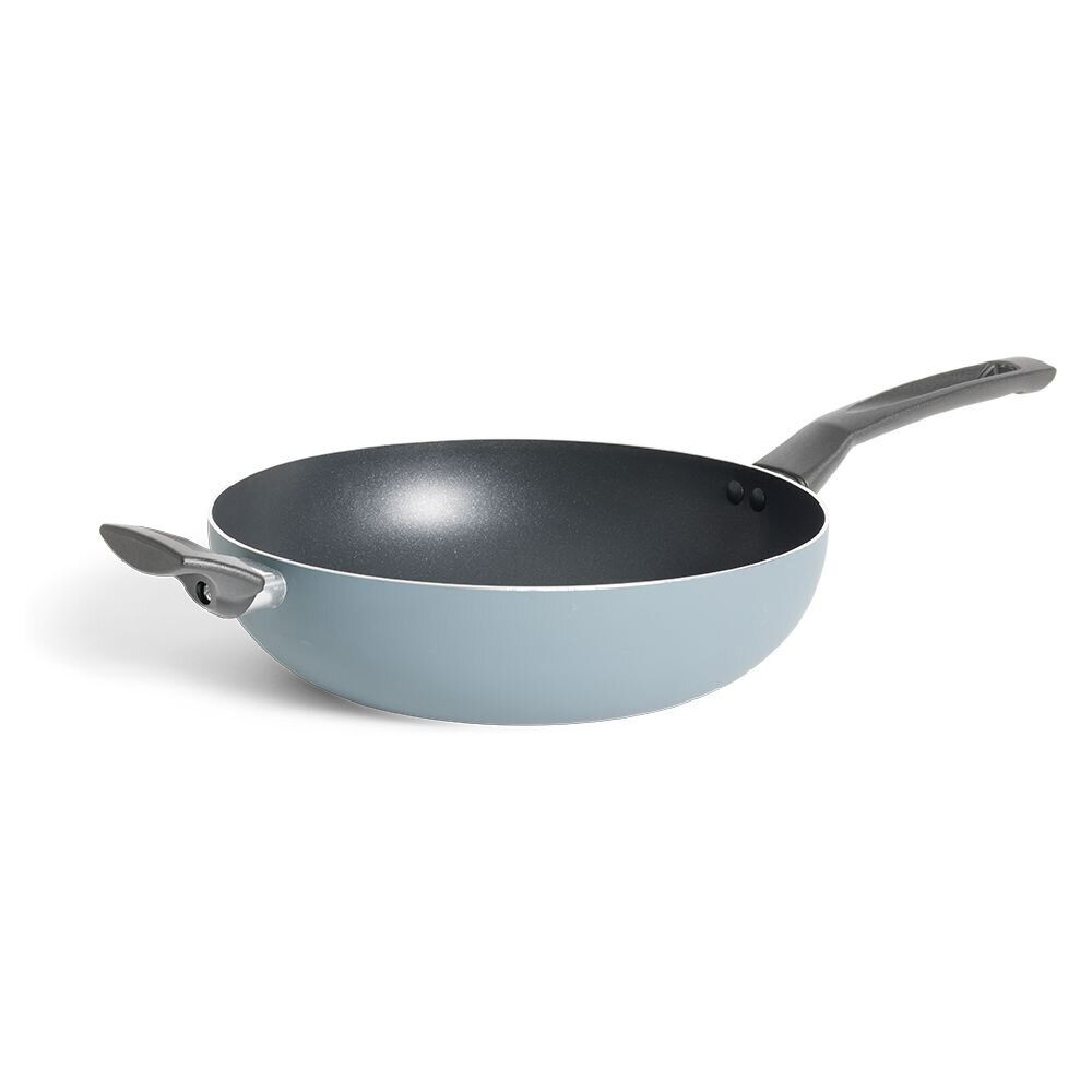 Wok tous feux dont induction thermosensor aluminium Ø28cm