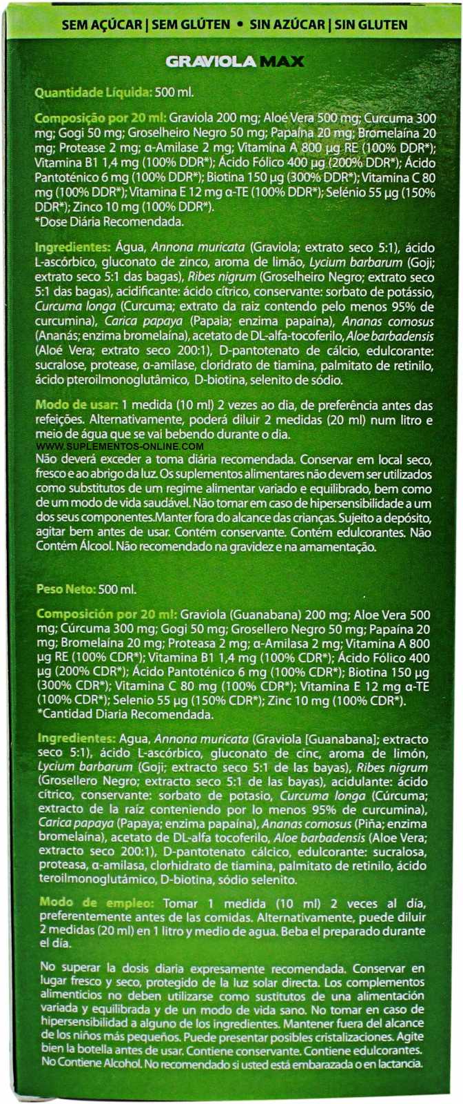 Uriach Theralab Graviola Max 500 ml