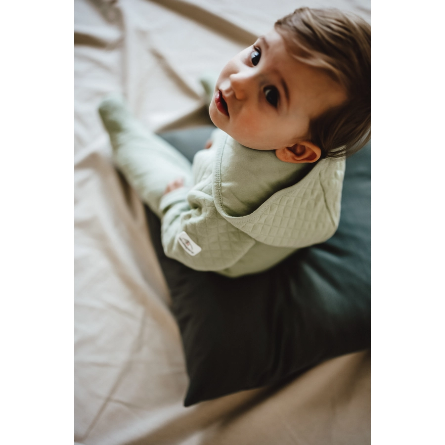 kindsgard Babyoverall vaffel grün