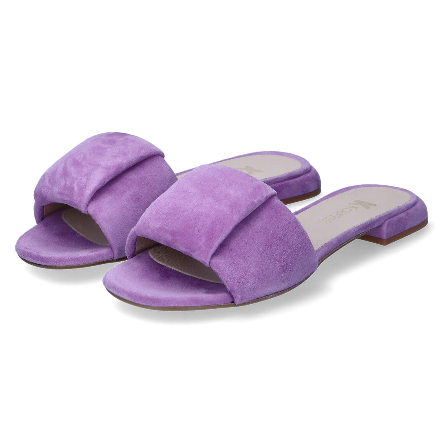 Kaerlek Kaerlek Damen Pantoletten Violett  - viola
