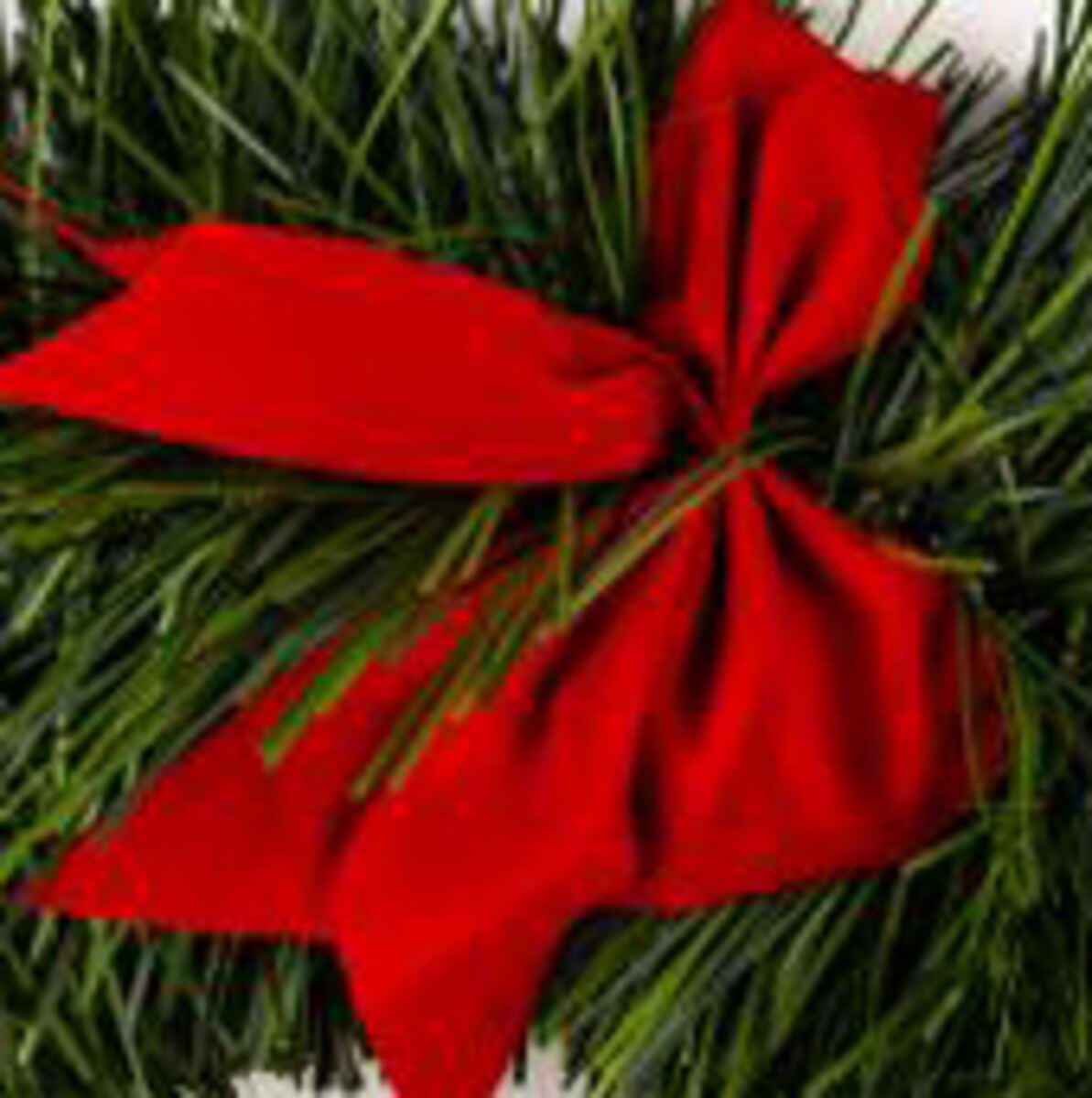 GUIRLANDE DE NOEL VERTE 200X6X2.7M BOA NOEUD
