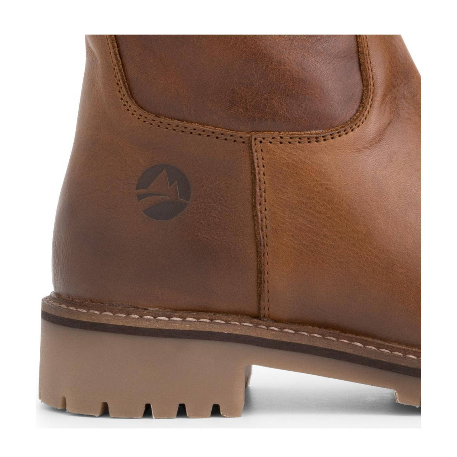 Travelin Varde Lady  leren laarzen cognac