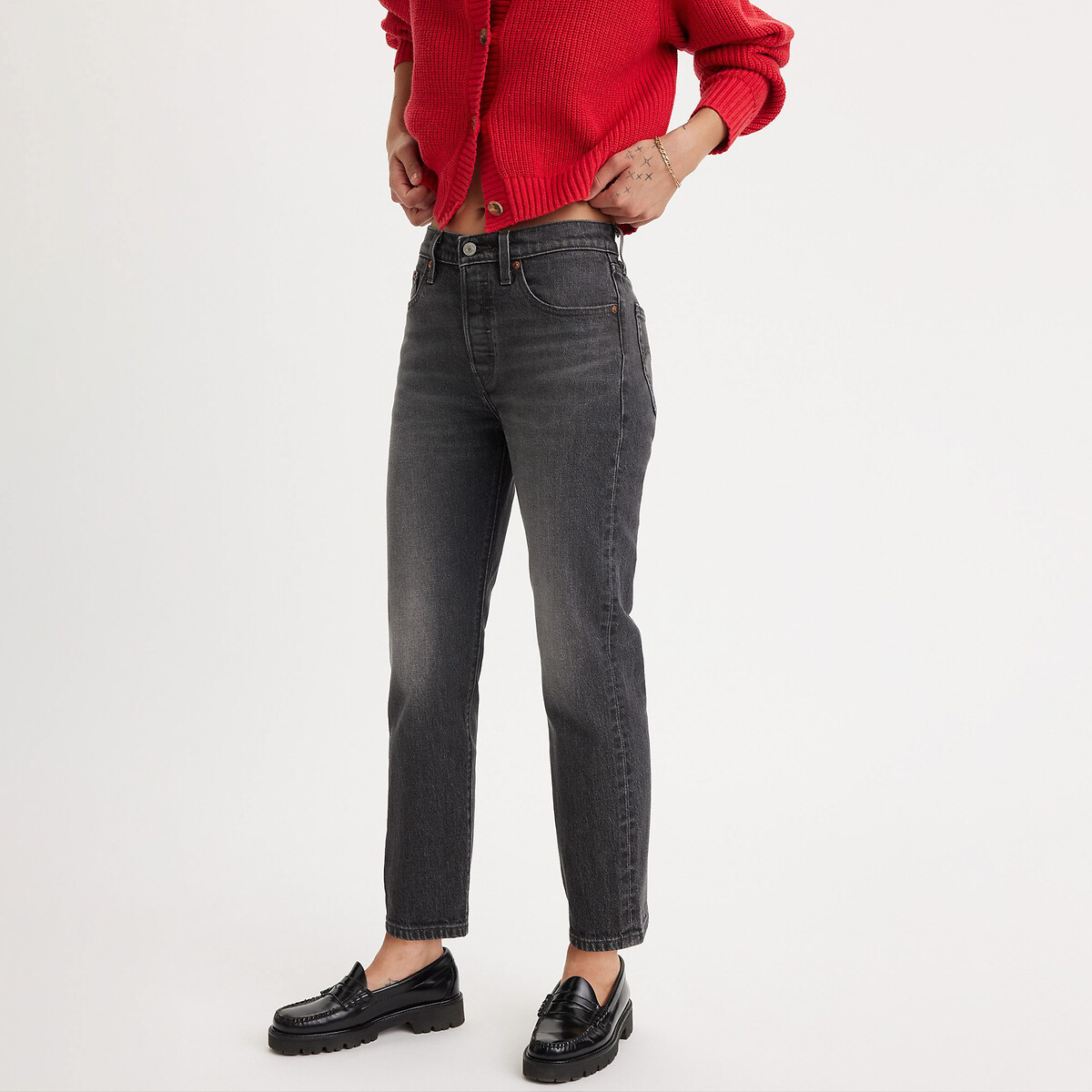 Calça Jeans 501® Cropped da Levi's