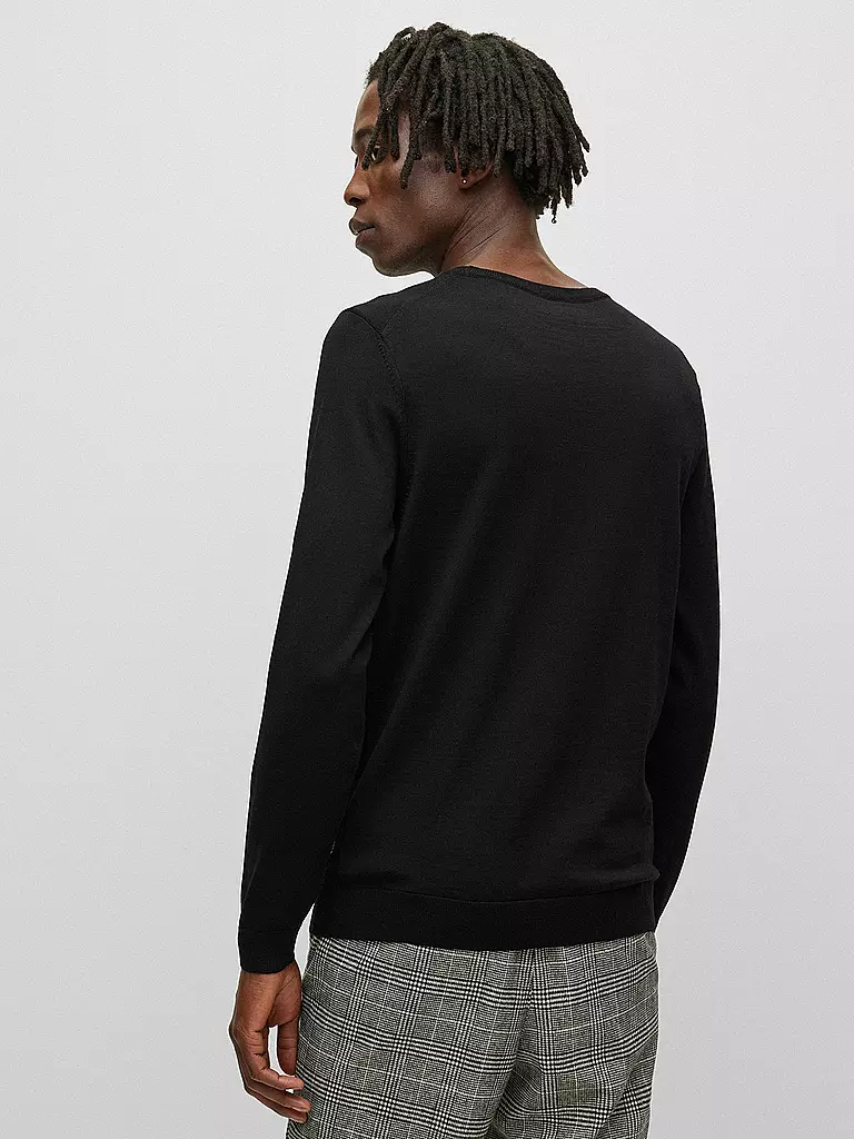 BOSS Pullover Slim Fit LENO-P schwarz