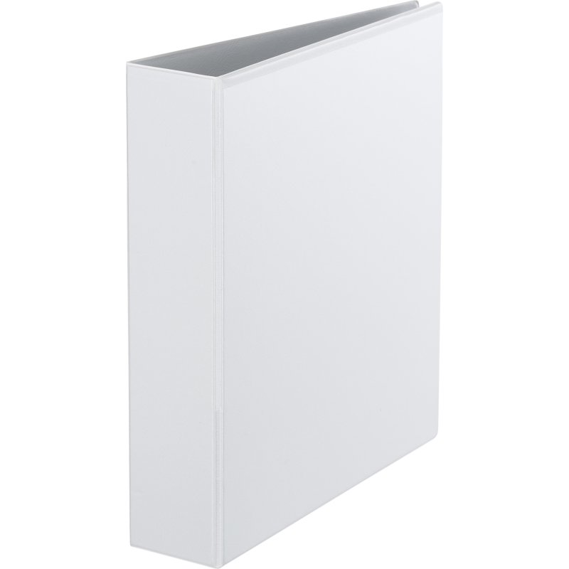 Classeur 4 anneaux cartonné Bruneau personnalisable A4 - Dos 7 cm blanc