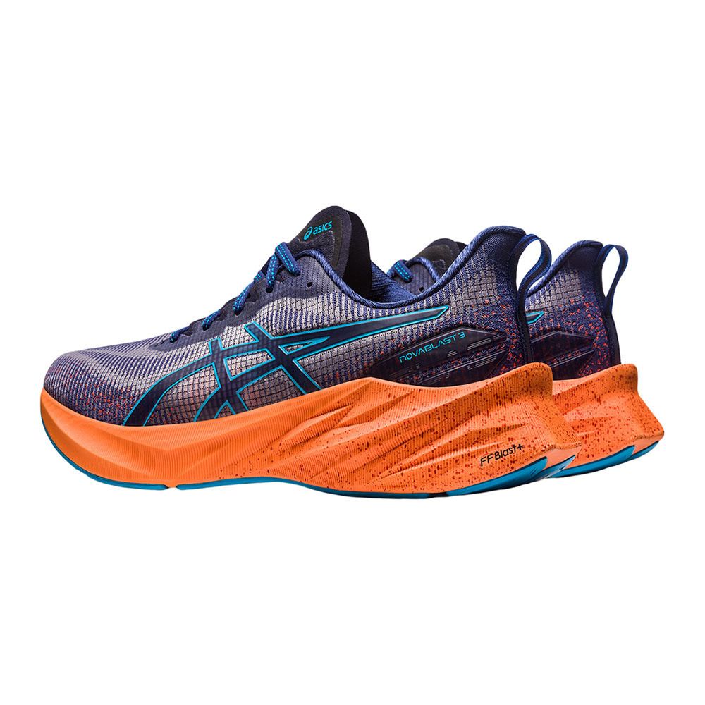 Asics NOVABLAST 3 LE - Chaussures running Homme indigo blue/island blue