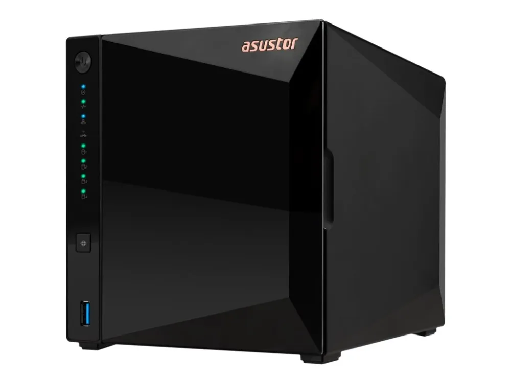 ASUSTOR Drivestor 4 Pro AS3304T - NAS-server - 4 bays - RAID RAID 0, 1, 5, 6, 10, JBOD, 5 hot spare, 1 hot spare - RAM 2 GB - 2.5 Gigabit Ethernet - iSCSI support