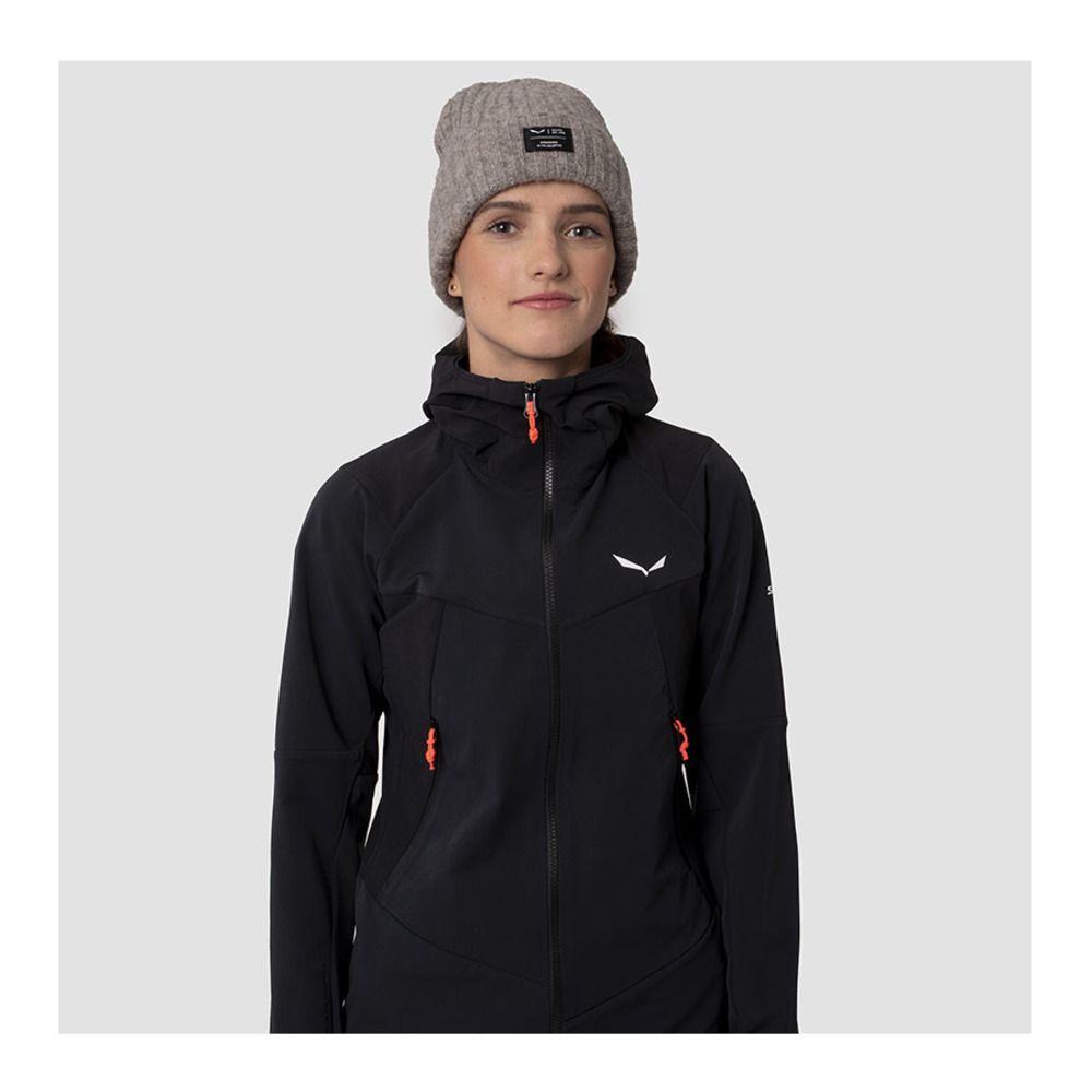 Salewa SELLA DURASTRETCH - Veste ski Femme black out