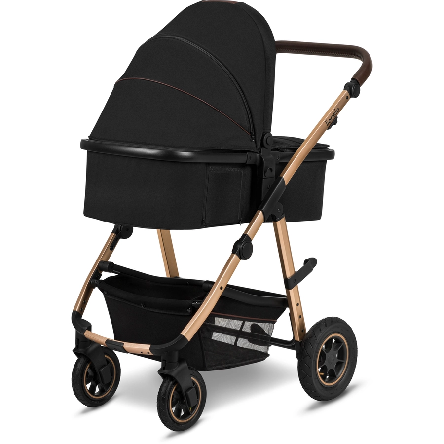 lionelo Kombikinderwagen Amber 2 in 1 Black Onyx