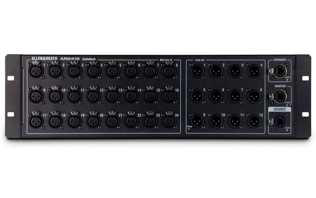 AR2412 AudioRack<br>24 XLR Eingänge / 12 XLR Ausgänge AudioRack