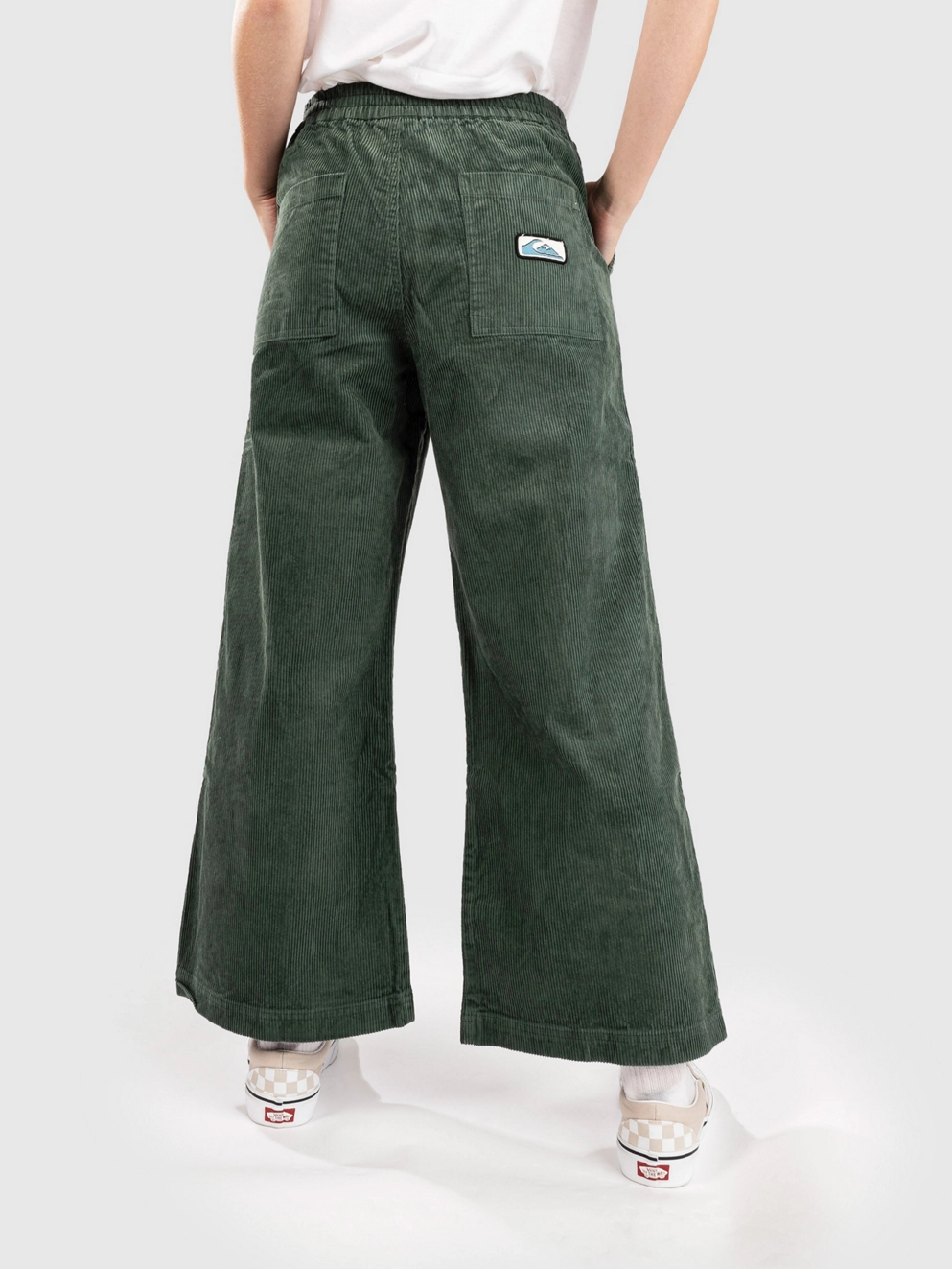 Quiksilver Uni Cord Elasticated Pants forest