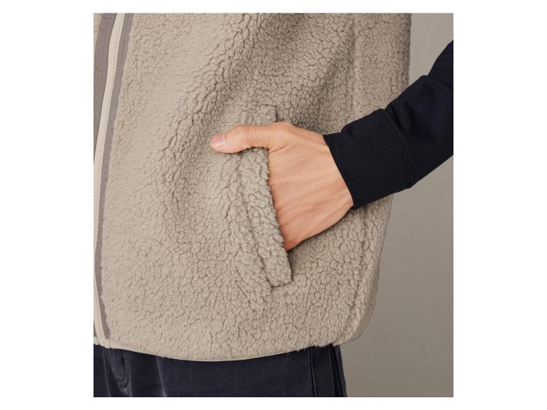 Heren teddy bodywarmer