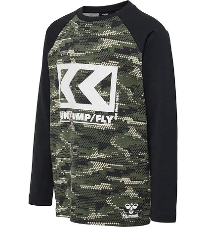 Hummel Bluse - hmlFSK -  Grøn/Sort