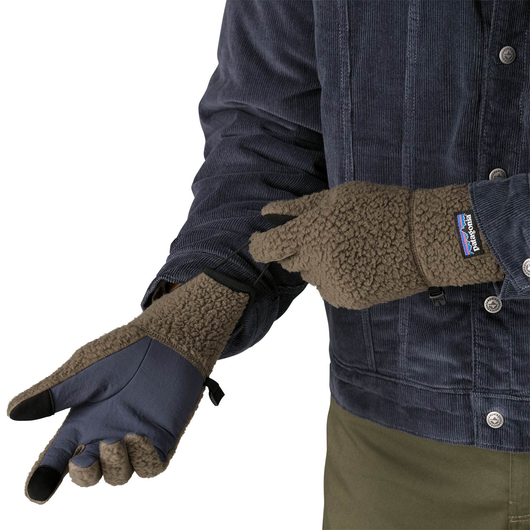Retro Pile Gloves