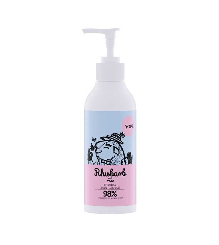 Yope - Loção para mãos e corpo - Ruibarbo e Rosa 300ml
