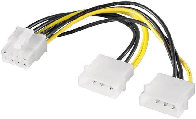 Goobay PC-grafikkort strømkabel/strømadapter, PCI-E til PCI Express 8 pin