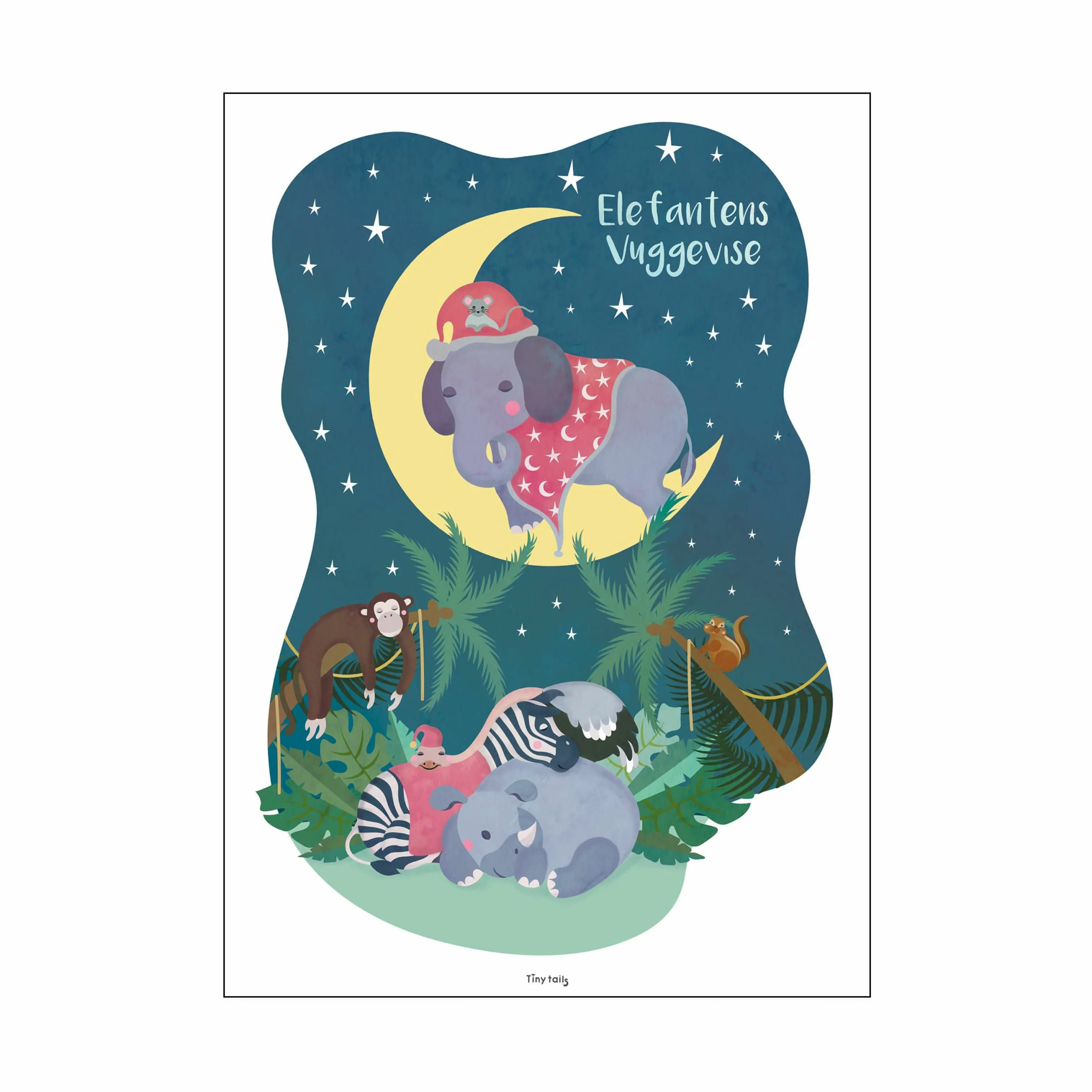 Poster&Frame Plakat - Elefantens vuggevise