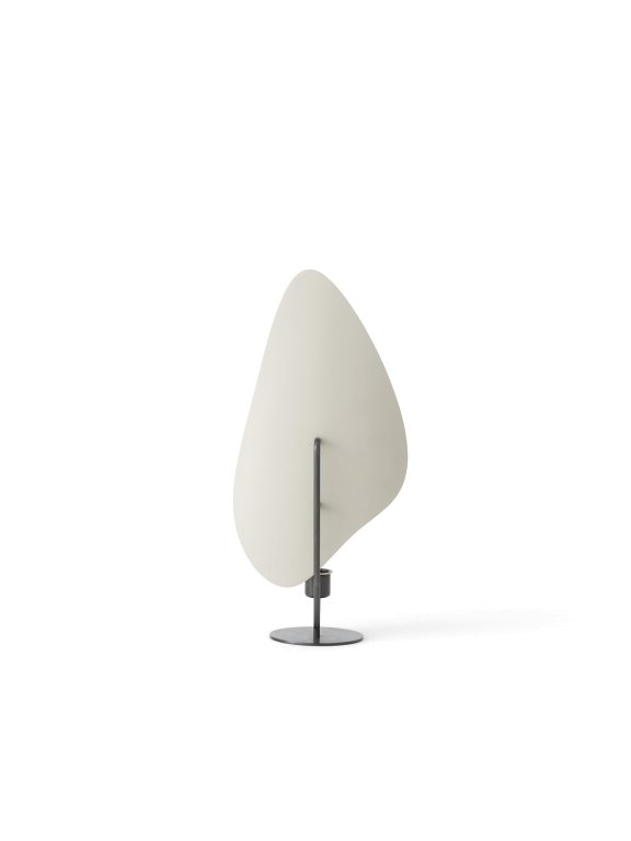 Audo Copenhagen Flambeau kandelaar large Black/Polished Brass