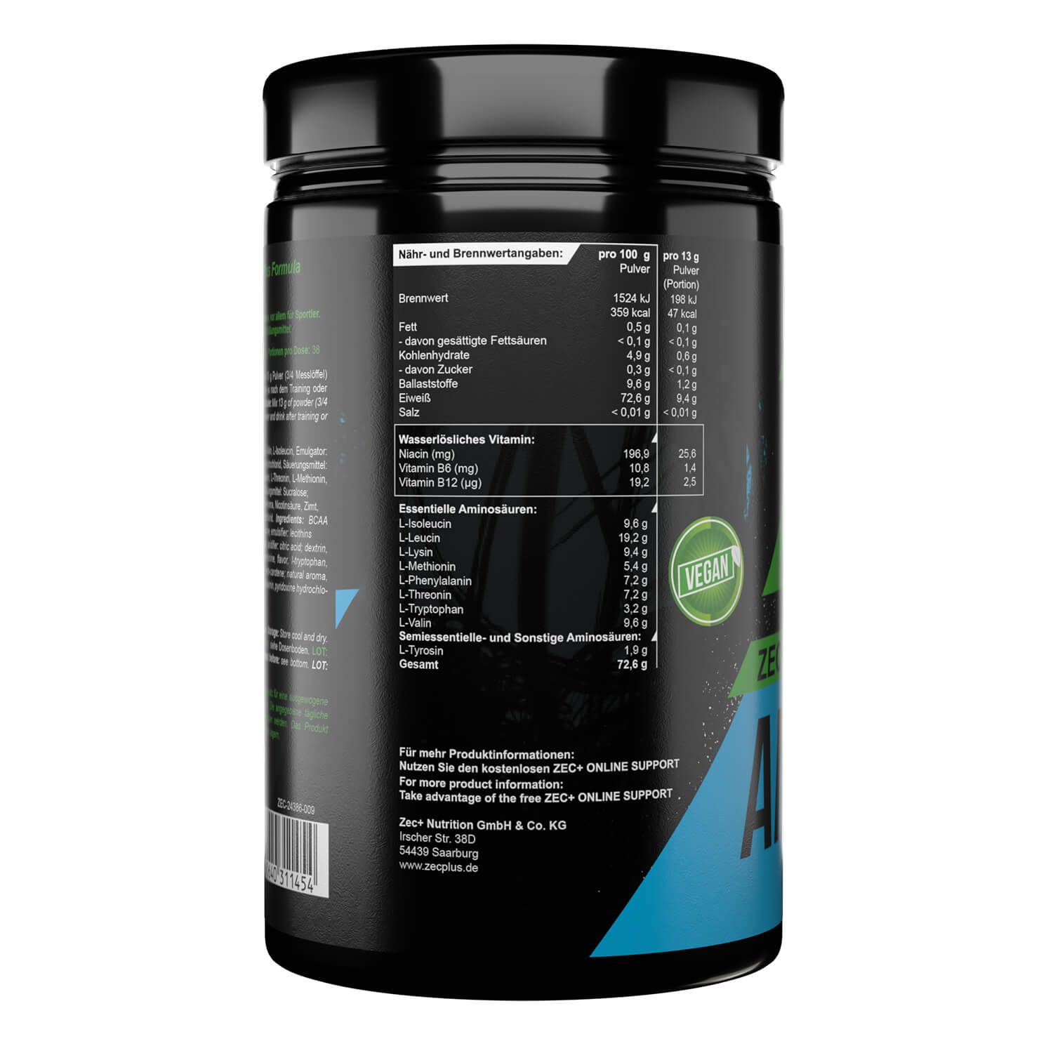 ZEC+ AMINO EAA Aminosäure Pulver Juicy Juice