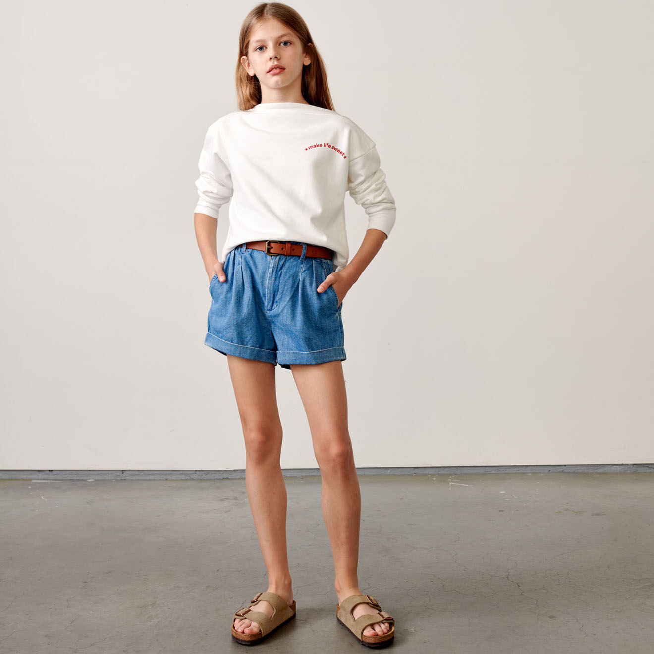 Bellerose Sweat Biba en Coton blanc