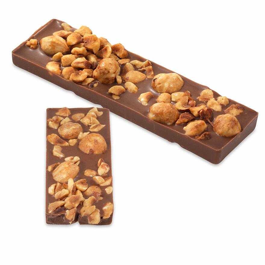 Barre Écorce Chocolat au Lait et Noisettes