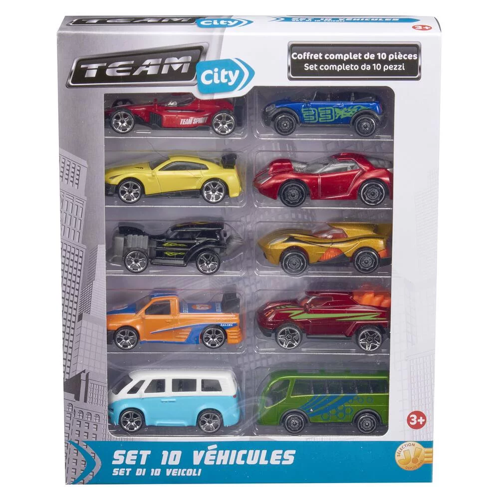 SET 10 VEHICULES 1:64 - PACK 2
