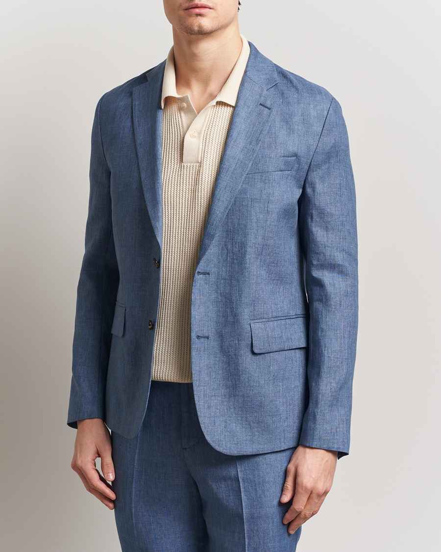 J.Lindeberg Elton Super Linen Blazer Rainwashed